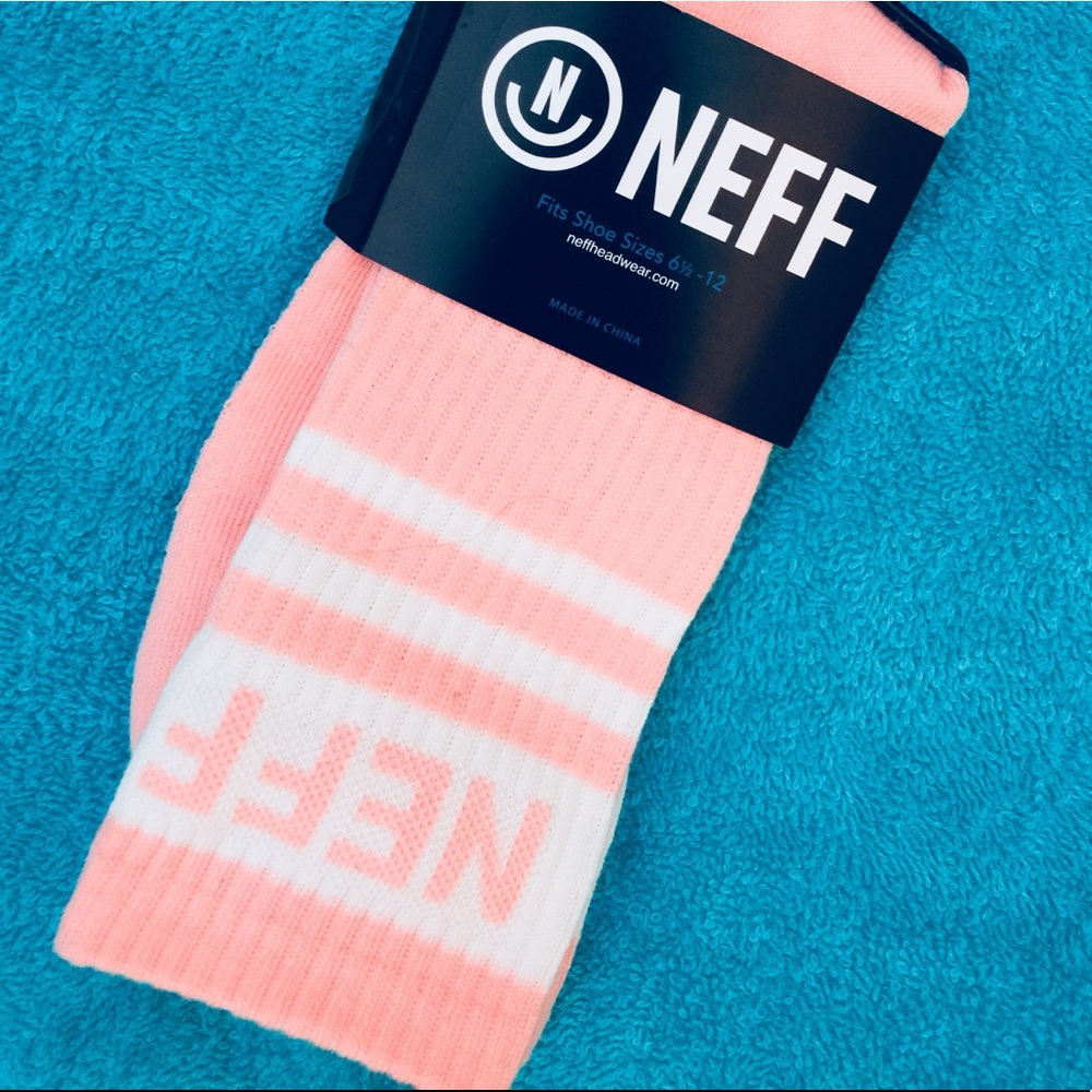 Neff Pink Socks - Picture 2 of 2